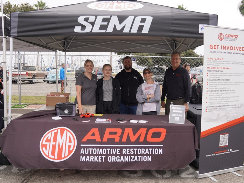 SEMA ARMO booth at the Japanese Classic Car Show